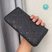 Louis Vuitton Long Wallet Monogram In Black Leather 20x10x2 cm - 5