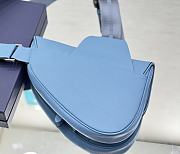 Dior And Shawn Saddle Bag In Blue For Men 20 x 28.6 x 5 cm - 6