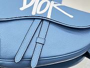 Dior And Shawn Saddle Bag In Blue For Men 20 x 28.6 x 5 cm - 2