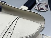 Dior And Shawn Saddle Bag In White For Men 20 x 28.6 x 5 cm - 6