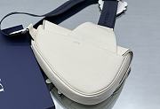 Dior And Shawn Saddle Bag In White For Men 20 x 28.6 x 5 cm - 5