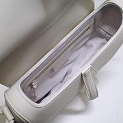 Dior Saddle White Ultramatte Calfskin Size 25.5cm - 6