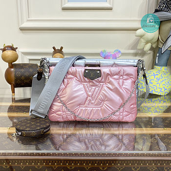 Louis Vuitton Maxi Multi Pochette Accessoire In Pink 34 x 21.5 x 5 cm