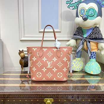 Louis Vuitton Neverfull MM Bicolor Monogram Empreinte Leather 32.0 x 29.0 x 17.0 cm