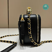 Chanel Small Vanity Case Black Caviar 17.5x13x7.5cm - 2