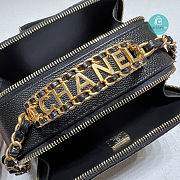 Chanel Small Vanity Case Black Caviar 17.5x13x7.5cm - 5