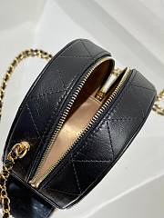 Chanel Gold Round Box Chain Bag 12x12x6cm - 3