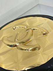 Chanel Gold Round Box Chain Bag 12x12x6cm - 4