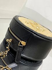 Chanel Gold Round Box Chain Bag 12x12x6cm - 6