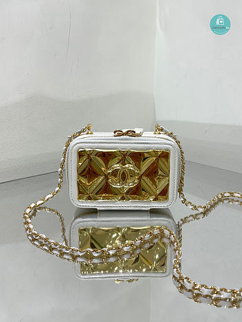 Chanel Gold Square Box Chain Bag 11x7x4cm