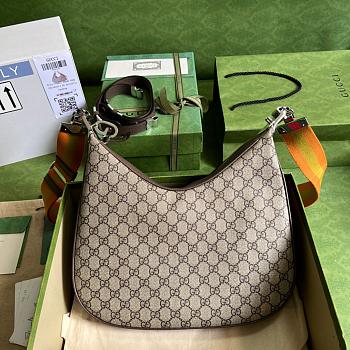Gucci Attache Large Shoulder Bag in Brown  size 35 x 32 x 6 cm