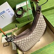 Gucci Attache Large Shoulder Bag in Brown  size 35 x 32 x 6 cm - 2