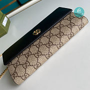 GG Marmont Chain Wallet In Black 19x10x3.5 cm - 4