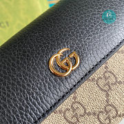 GG Marmont Chain Wallet In Black 19x10x3.5 cm - 3