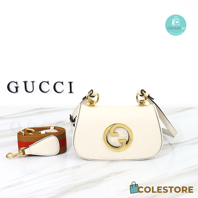 Gucci Blondie Mini Bag In White 22x13x5.5cm - 1