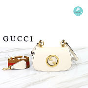 Gucci Blondie Mini Bag In White 22x13x5.5cm - 1