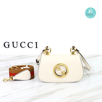 Gucci Blondie Mini Bag In White 22x13x5.5cm