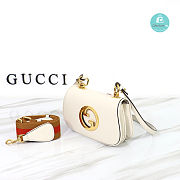 Gucci Blondie Mini Bag In White 22x13x5.5cm - 5