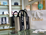 Chloe Woody Tote In Black 45x33x13 cm - 6