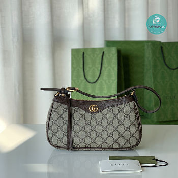 Gucci Ophidia Mini Bag In Beige 25x15x6.5cm