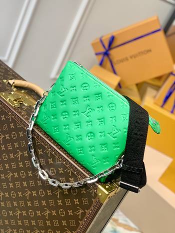 Louis Vuitton Coussin PM Bag In Green Size 26 x 20 x 12 cm