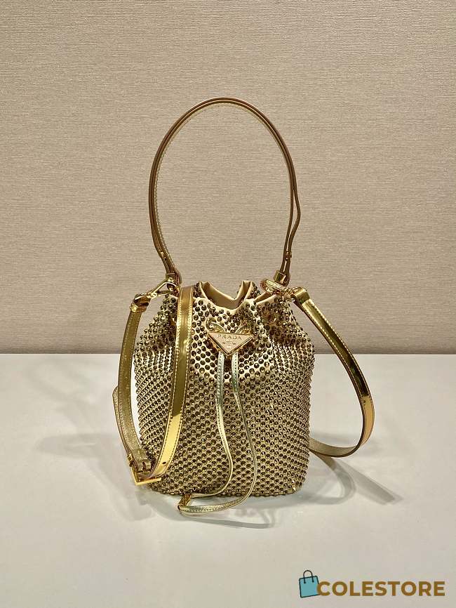 Prada Satin Mini-bag With Platinum 6x21x10cm - 1