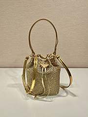 Prada Satin Mini-bag With Platinum 6x21x10cm - 1