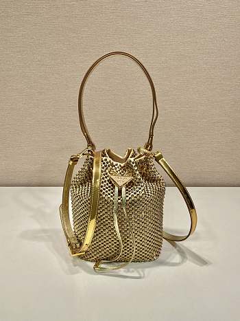 Prada Satin Mini-bag With Platinum 6x21x10cm