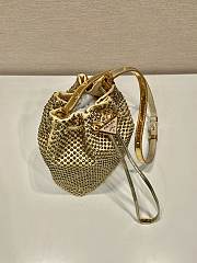 Prada Satin Mini-bag With Platinum 6x21x10cm - 2