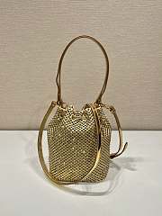 Prada Satin Mini-bag With Platinum 6x21x10cm - 6