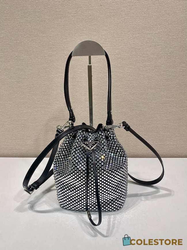Prada Satin Mini-bag With Crystal 6x21x10cm - 1