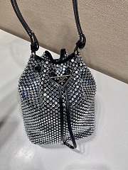 Prada Satin Mini-bag With Crystal 6x21x10cm - 4