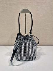 Prada Satin Mini-bag With Crystal 6x21x10cm - 3