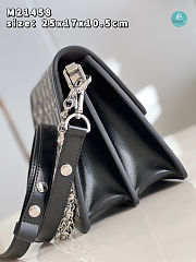 Louis Vuitton Dauphine MM In Grey Monogram Jacquard Denim 25 x 17 x 10.5 cm - 6