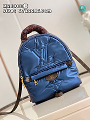 Louis Vuitton Pillow Palm Springs Navy Blue Mini Backpack 17 x 22 x 10 cm - 6