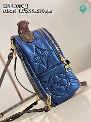 Louis Vuitton Pillow Palm Springs Navy Blue Mini Backpack 17 x 22 x 10 cm - 2