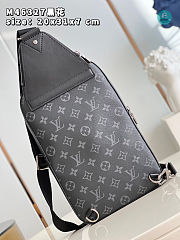 Louis Vuitton Avenue Slingbag Monogram Macassar Canvas In Black 20 x 31 x 7 cm - 2