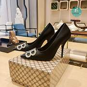 Balenciaga BB Knife Pumps In Black  - 6
