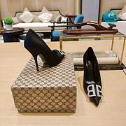 Balenciaga BB Knife Pumps In Black  - 4