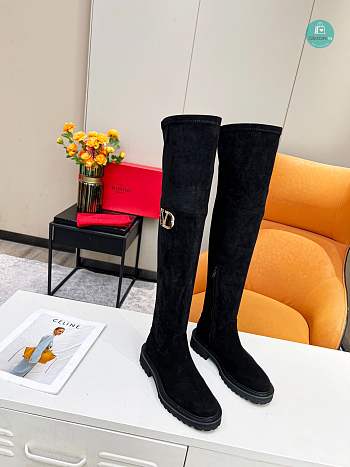 Valentino Garavani Over-The-Knee Boots in Black
