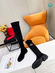 Valentino Garavani Over-The-Knee Boots in Black - 3