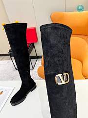 Valentino Garavani Over-The-Knee Boots in Black - 2