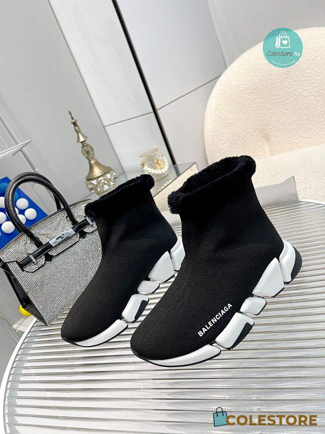 Balenciaga Speed Trainer In Black  - 1