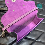 Valentino Garavani Locò Crystals Small Shoulder Bag In Pink 20x11x5 cm - 2