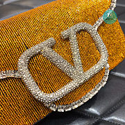 Valentino Garavani Locò Crystals Small Shoulder Bag 20x11x5 cm - 6