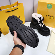 Fendi Boot Feather Neck Black - 2