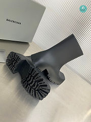 Balenciaga Trooper Boots In Black  - 4