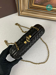 Bottega Veneta Woven Mini Knot Clutch In Black 20x5x12cm - 2