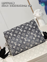 Louis Vuitton Coussin PM Bag Grey Monogram Denim 26 x 20 x 12 cm - 2