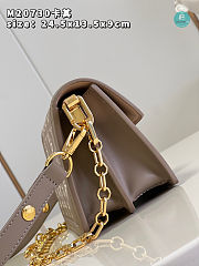 Louis Vuitton Dauphine East West Handbag Brown 24.5 x 13.5 x 9 cm - 3